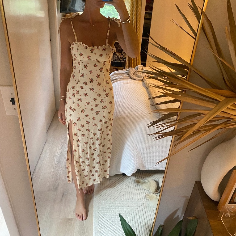 Zara Floral Midi Dress
